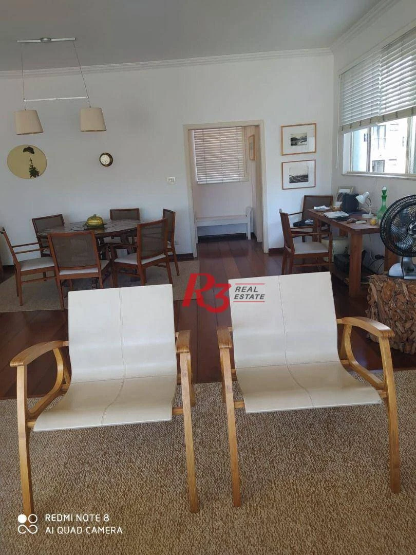 Apartamento com 3 dormitórios à venda, 137 m² por R$ 950.000,00 - Gonzaga - Santos/SP
