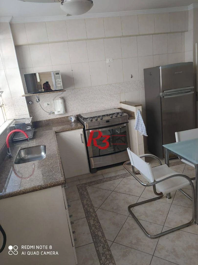Apartamento com 3 dormitórios à venda, 137 m² por R$ 950.000,00 - Gonzaga - Santos/SP