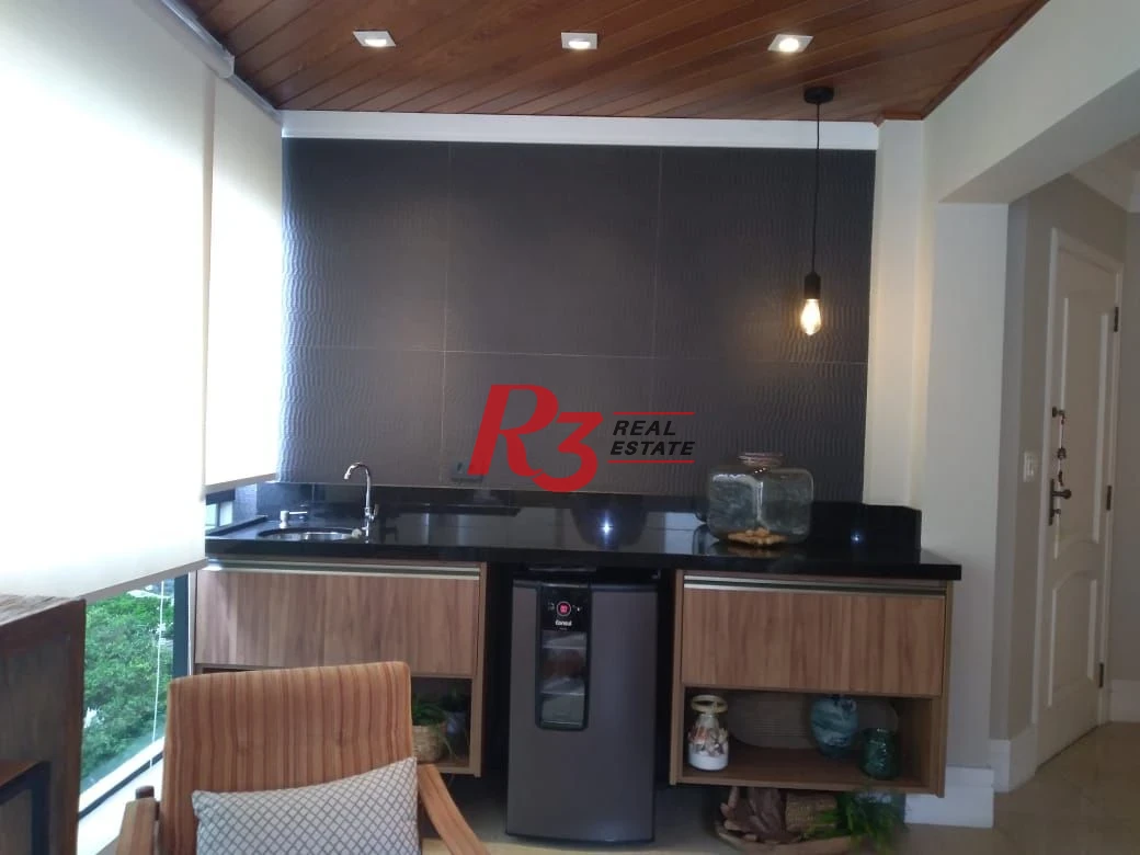 Apartamento com 3 dormitórios à venda, 160 m² - Gonzaga - Santos/SP