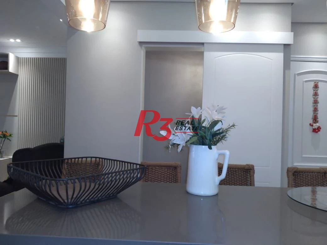 Apartamento com 3 dormitórios à venda, 160 m² - Gonzaga - Santos/SP