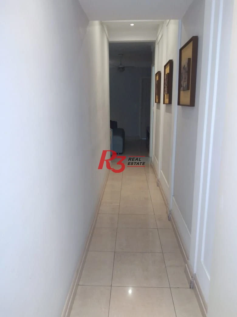 Apartamento com 3 dormitórios à venda, 160 m² - Gonzaga - Santos/SP