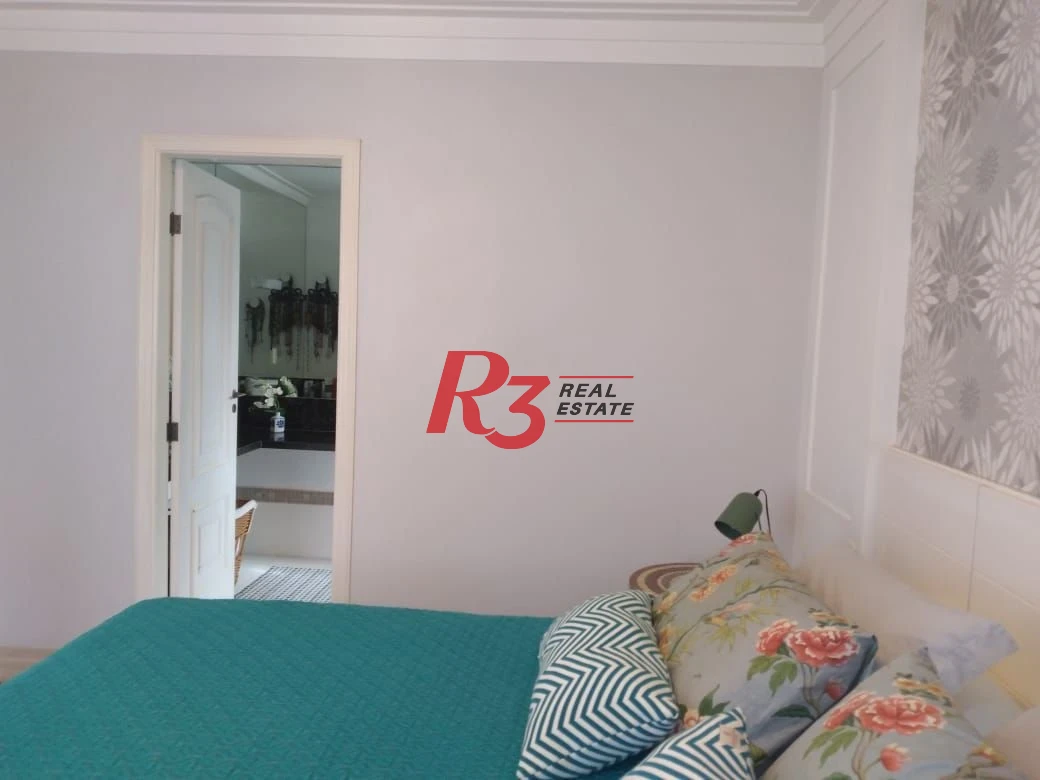 Apartamento com 3 dormitórios à venda, 160 m² - Gonzaga - Santos/SP
