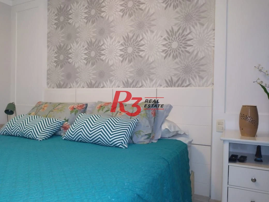 Apartamento com 3 dormitórios à venda, 160 m² - Gonzaga - Santos/SP
