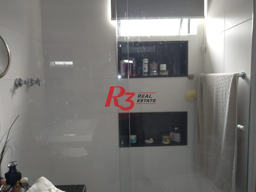 Apartamento com 3 dormitórios à venda, 160 m² - Gonzaga - Santos/SP