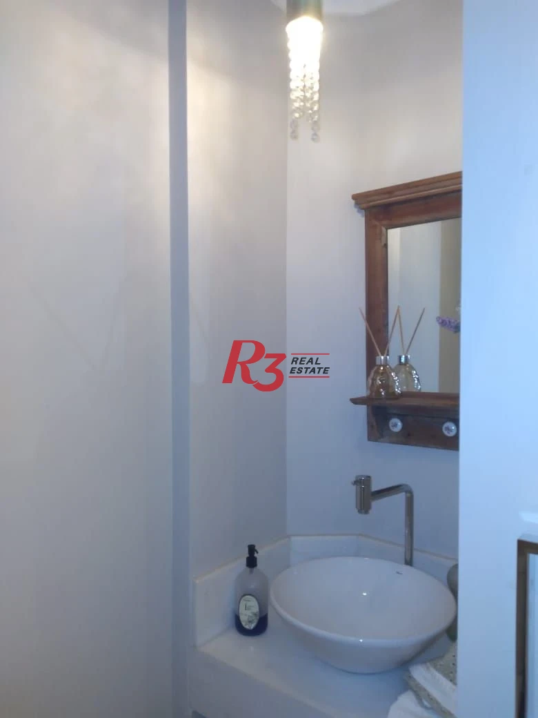 Apartamento com 3 dormitórios à venda, 160 m² - Gonzaga - Santos/SP