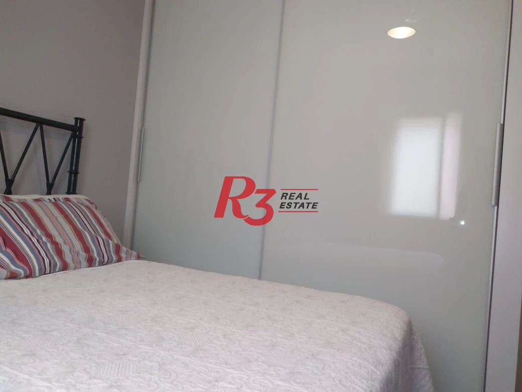 Apartamento com 3 dormitórios à venda, 160 m² - Gonzaga - Santos/SP