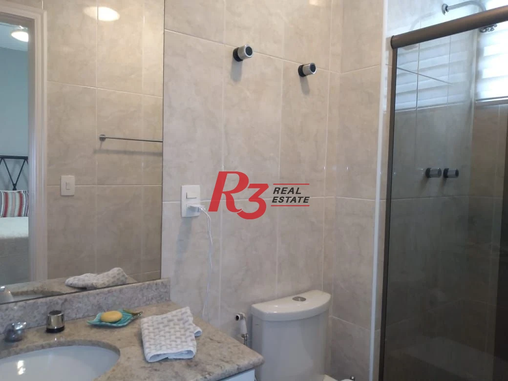 Apartamento com 3 dormitórios à venda, 160 m² - Gonzaga - Santos/SP