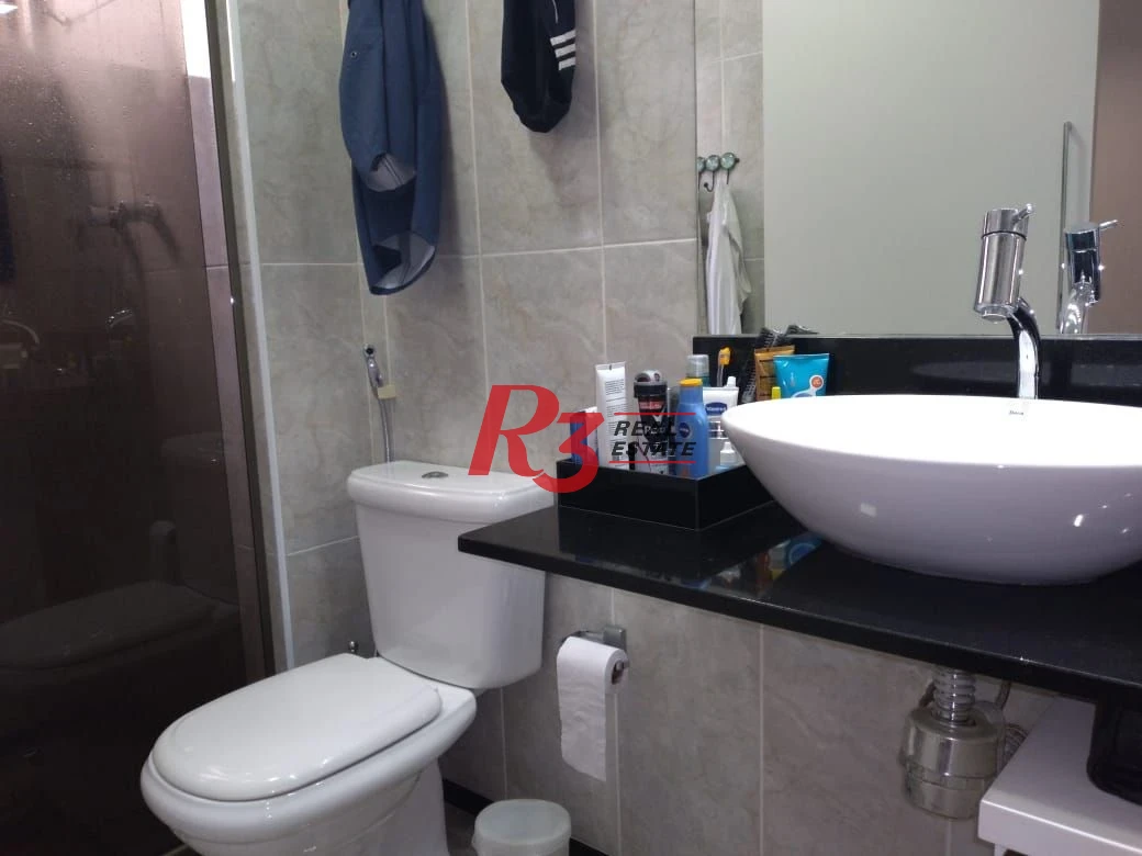 Apartamento com 3 dormitórios à venda, 160 m² - Gonzaga - Santos/SP