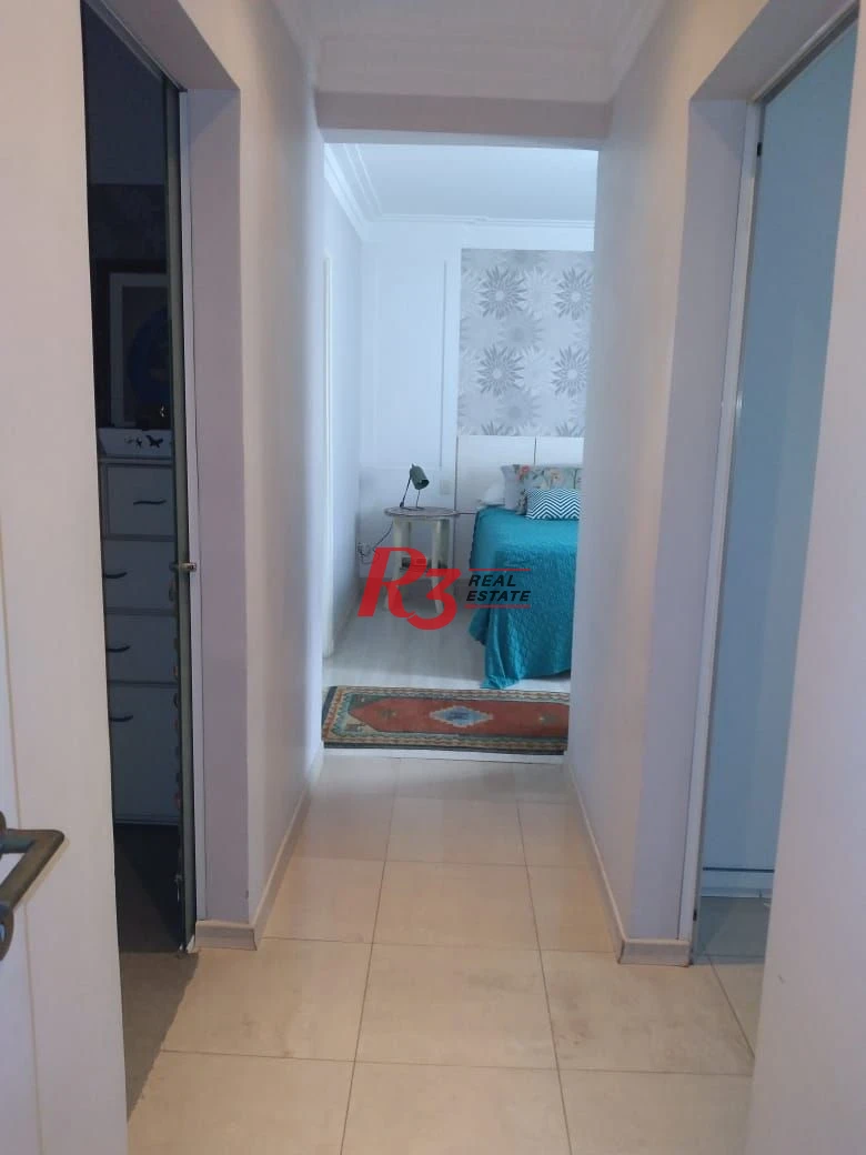 Apartamento com 3 dormitórios à venda, 160 m² - Gonzaga - Santos/SP