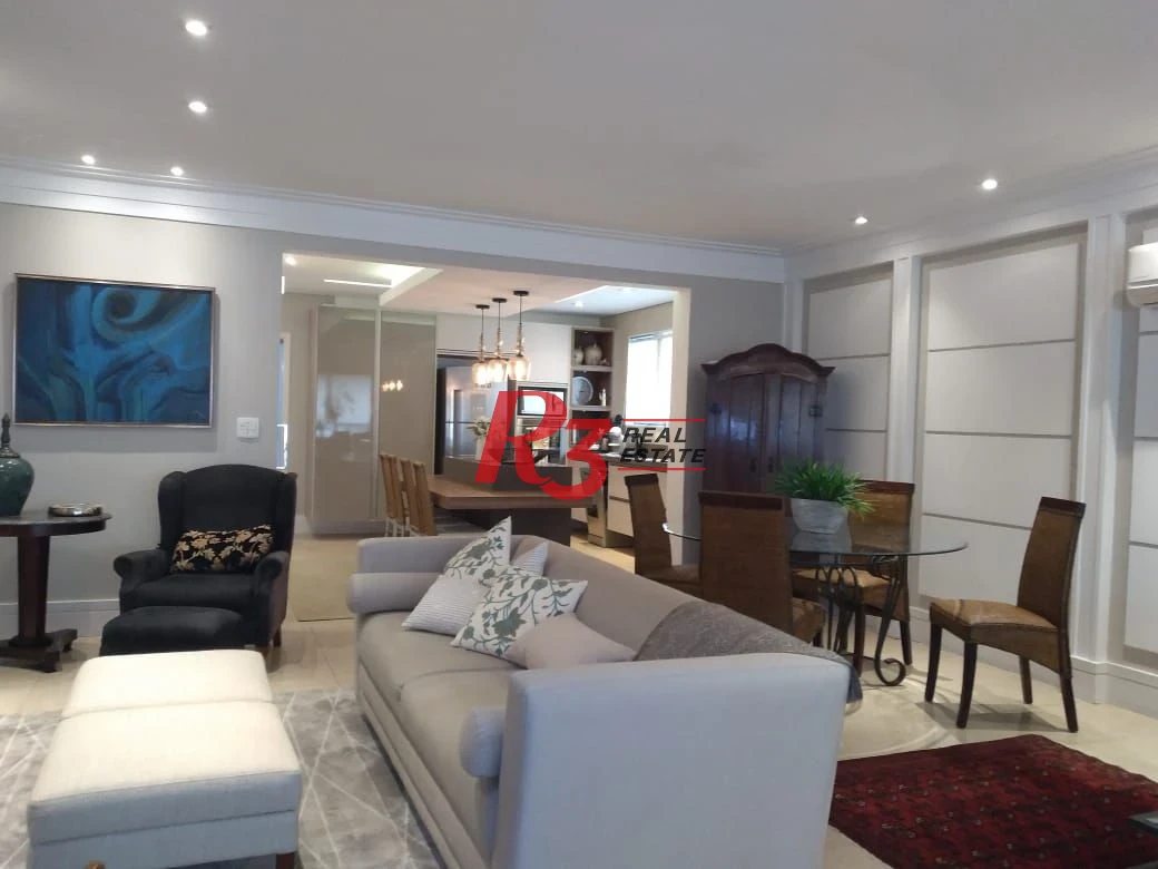 Apartamento com 3 dormitórios à venda, 160 m² - Gonzaga - Santos/SP