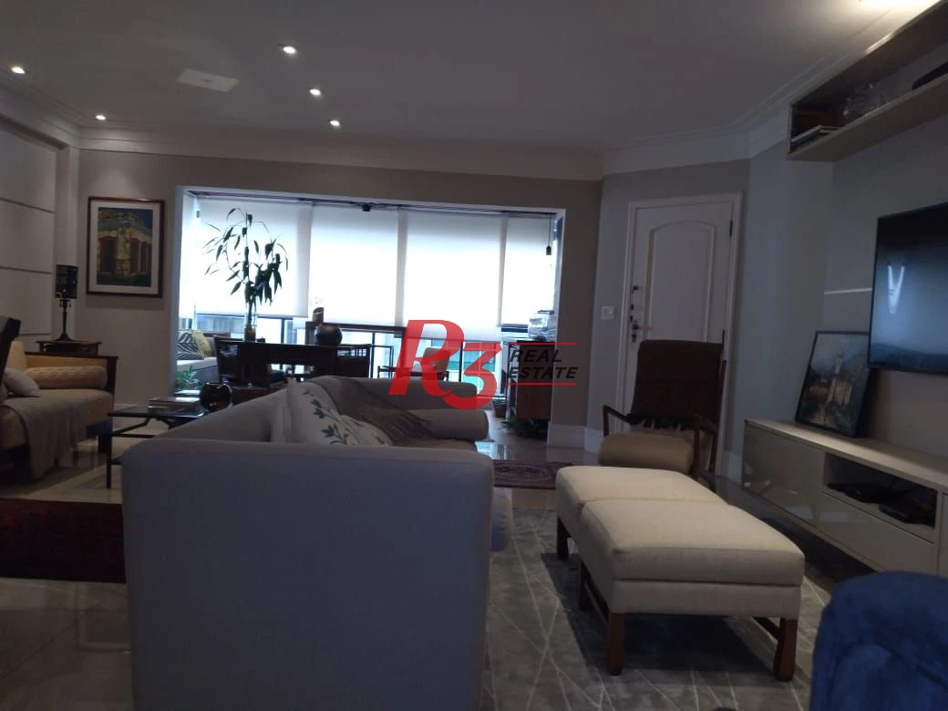 Apartamento com 3 dormitórios à venda, 160 m² - Gonzaga - Santos/SP