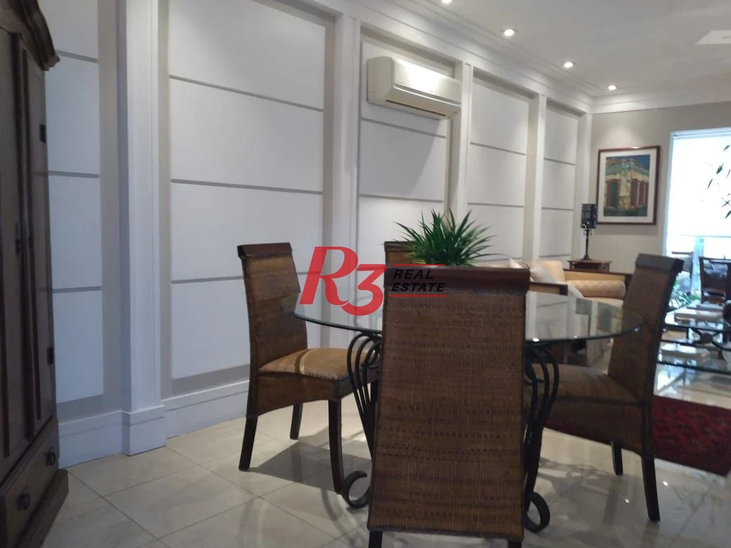 Apartamento com 3 dormitórios à venda, 160 m² - Gonzaga - Santos/SP