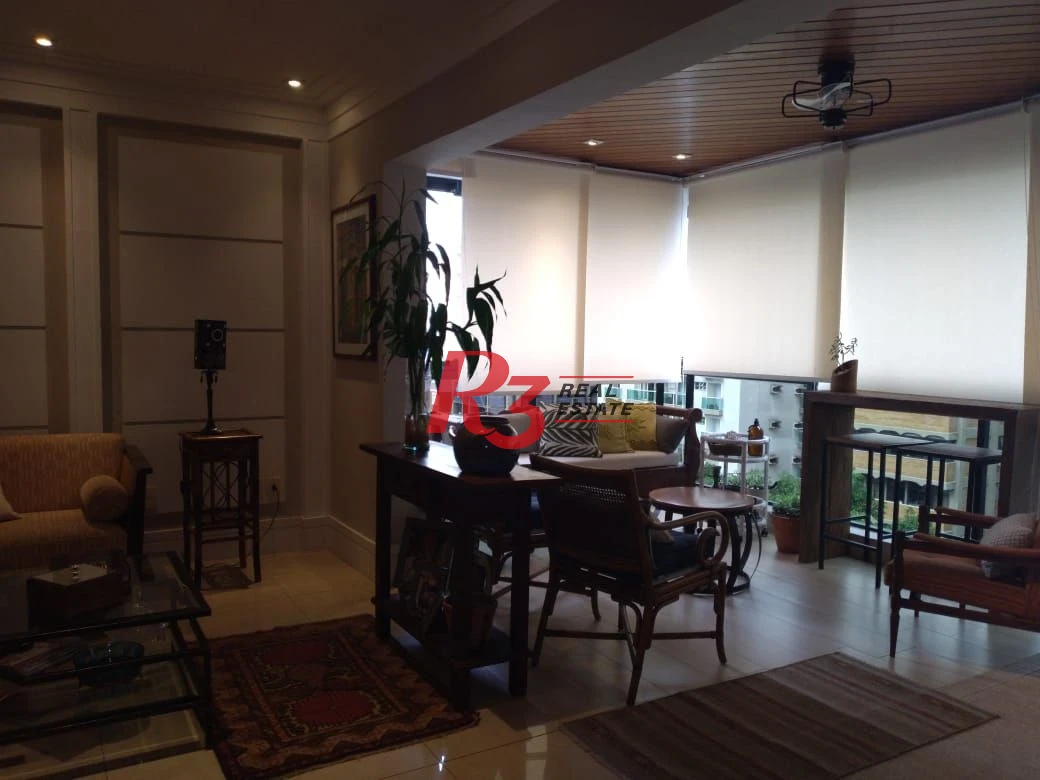 Apartamento com 3 dormitórios à venda, 160 m² - Gonzaga - Santos/SP