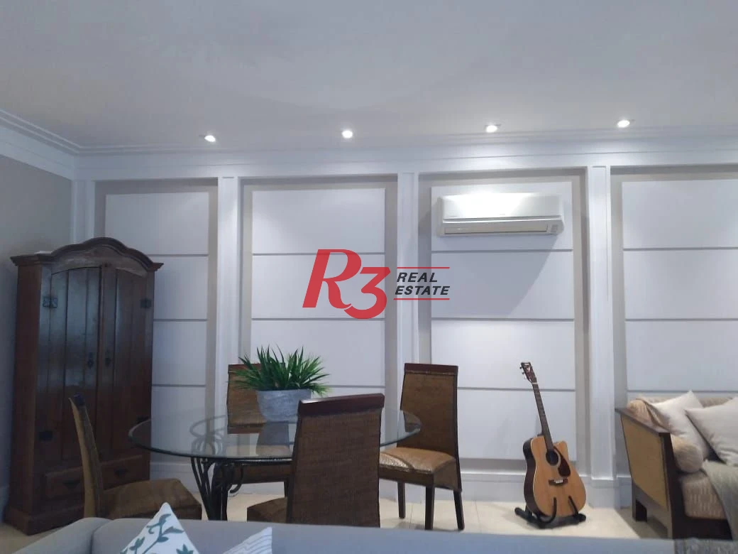 Apartamento com 3 dormitórios à venda, 160 m² - Gonzaga - Santos/SP