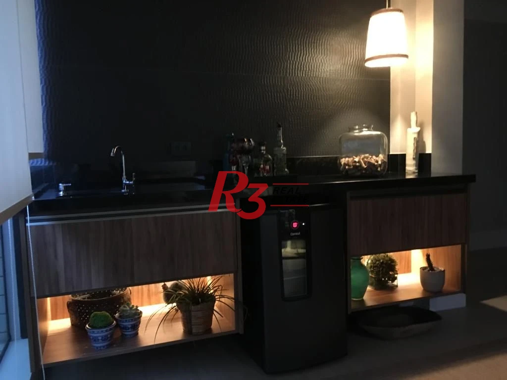 Apartamento com 3 dormitórios à venda, 160 m² - Gonzaga - Santos/SP