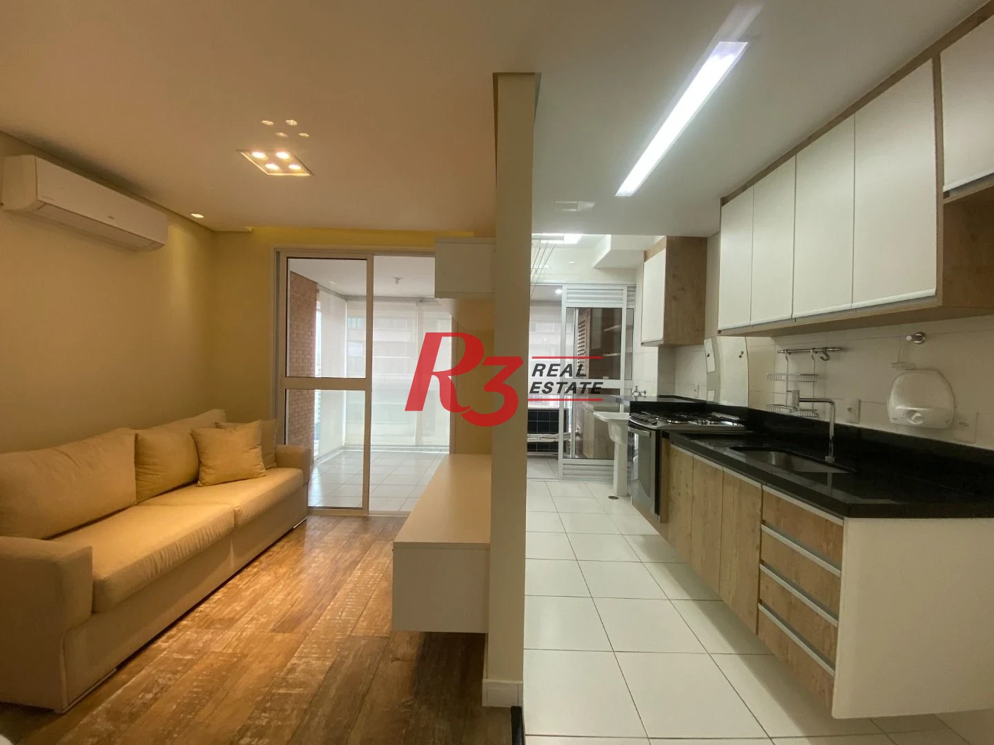 Apartamento com 1 dormitório para alugar, 48 m² por R$ 4.419,00/mês - Ponta da Praia - Santos/SP