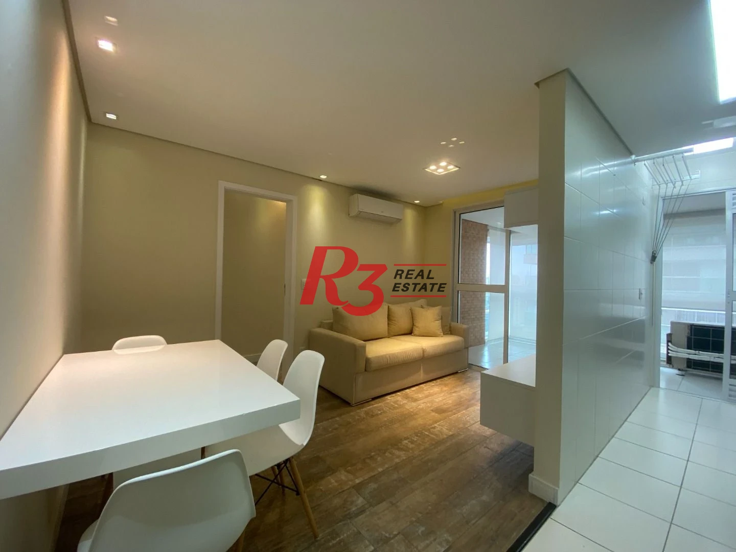 Apartamento com 1 dormitório para alugar, 48 m² por R$ 4.419,00/mês - Ponta da Praia - Santos/SP