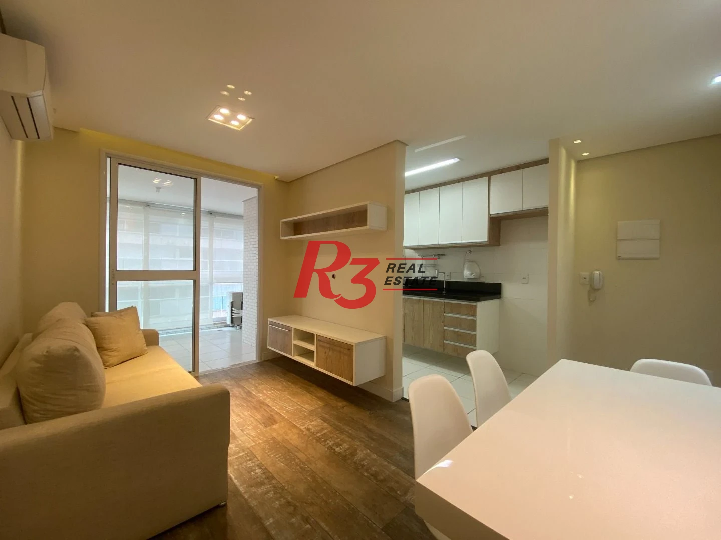 Apartamento com 1 dormitório para alugar, 48 m² por R$ 4.419,00/mês - Ponta da Praia - Santos/SP