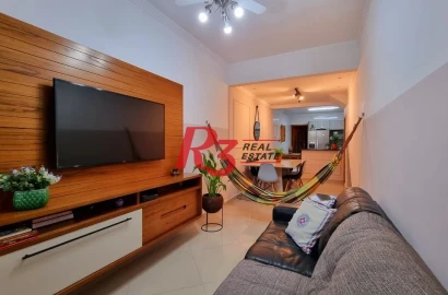 Casa com 2 dormitórios à venda, 110 m² - Boqueirão - Santos/SP