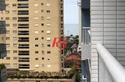 Apartamento para alugar, 52 m² por R$ 4.200,00/mês - Aparecida - Santos/SP
