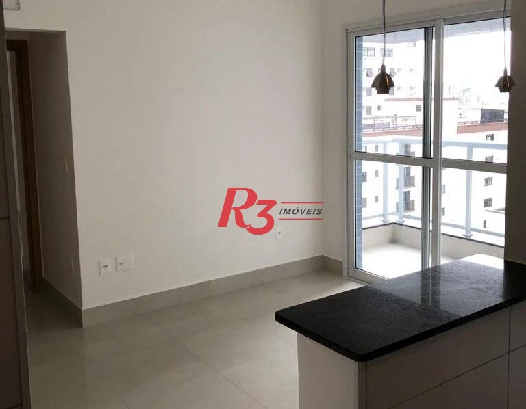 Apartamento para alugar, 52 m² por R$ 4.200,00/mês - Aparecida - Santos/SP