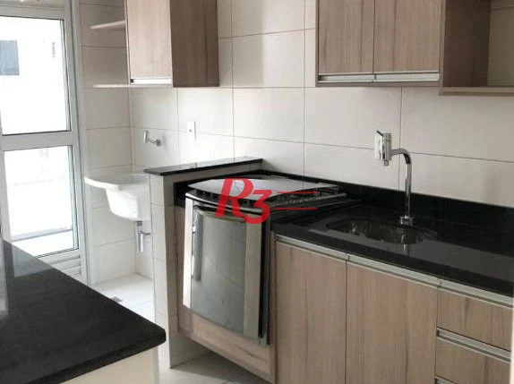 Apartamento para alugar, 52 m² por R$ 4.200,00/mês - Aparecida - Santos/SP