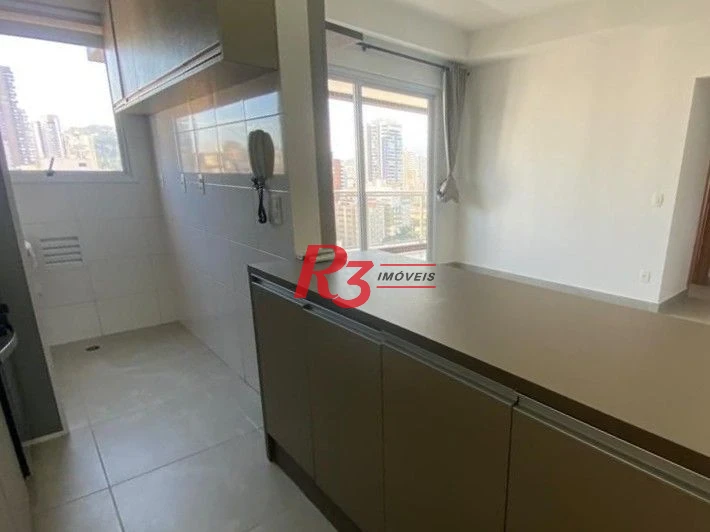Apartamento para alugar, 52 m² por R$ 4.200,00/mês - Aparecida - Santos/SP