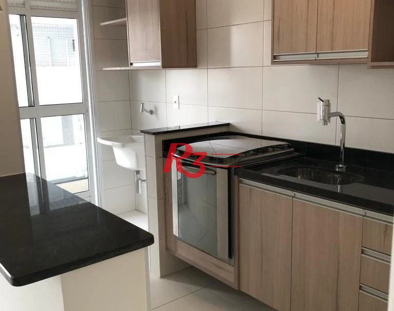 Apartamento para alugar, 52 m² por R$ 4.200,00/mês - Aparecida - Santos/SP