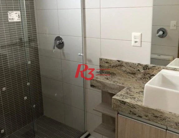 Apartamento para alugar, 52 m² por R$ 4.200,00/mês - Aparecida - Santos/SP
