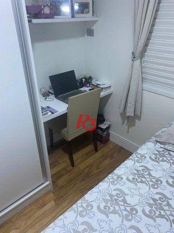 Apartamento com 3 dormitórios à venda, 90 m² por R$ 890.000,00 - Aparecida - Santos/SP