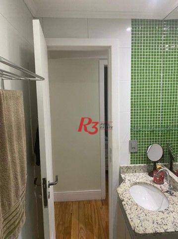Apartamento com 3 dormitórios à venda, 90 m² por R$ 890.000,00 - Aparecida - Santos/SP