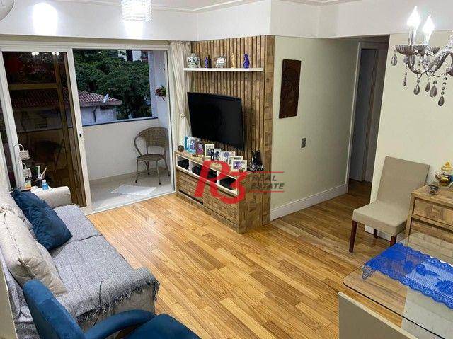 Apartamento com 3 dormitórios à venda, 90 m² por R$ 890.000,00 - Aparecida - Santos/SP