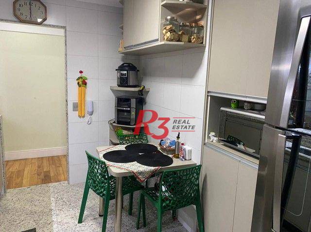 Apartamento com 3 dormitórios à venda, 90 m² por R$ 890.000,00 - Aparecida - Santos/SP