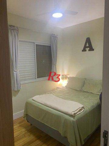 Apartamento com 3 dormitórios à venda, 90 m² por R$ 890.000,00 - Aparecida - Santos/SP