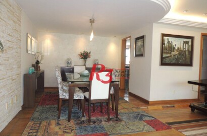 Excelente apartamento para venda ou locação, 3 suítes no Gonzaga em Santos-SP