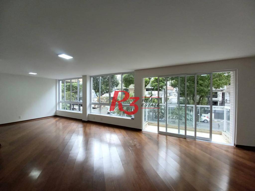 Apartamento para alugar, 150 m² por R$ 10.000,02/mês - Boqueirão - Santos/SP