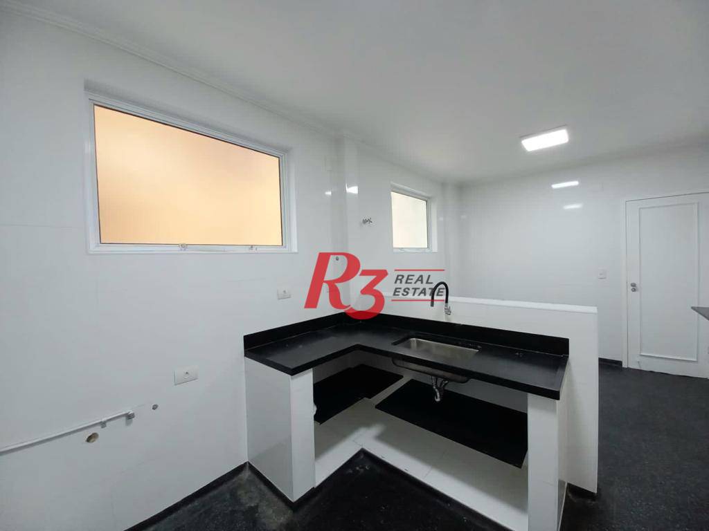 Apartamento para alugar, 150 m² por R$ 10.000,02/mês - Boqueirão - Santos/SP