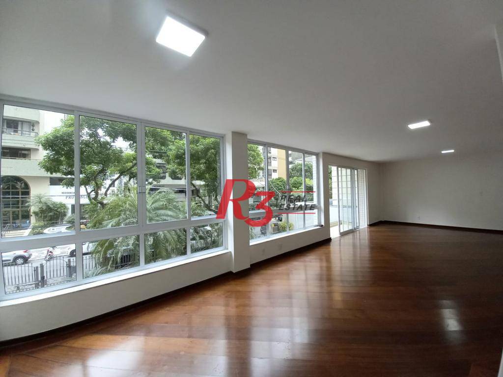Apartamento para alugar, 150 m² por R$ 10.000,02/mês - Boqueirão - Santos/SP