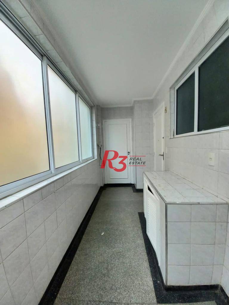 Apartamento para alugar, 150 m² por R$ 10.000,02/mês - Boqueirão - Santos/SP