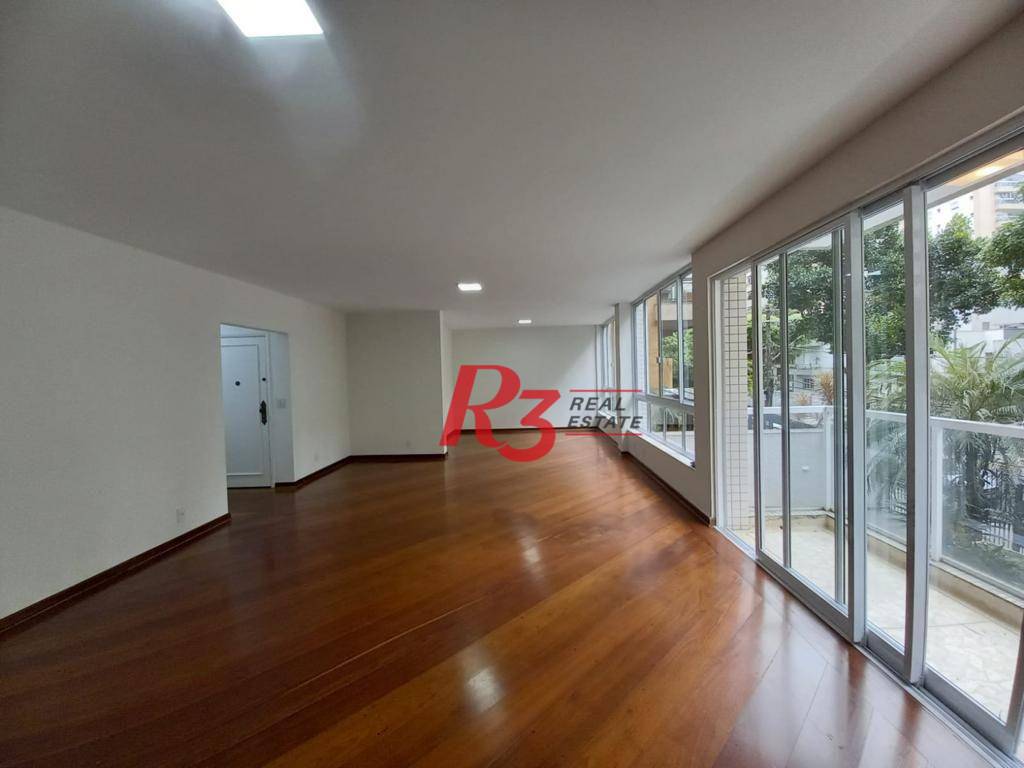 Apartamento para alugar, 150 m² por R$ 10.000,02/mês - Boqueirão - Santos/SP