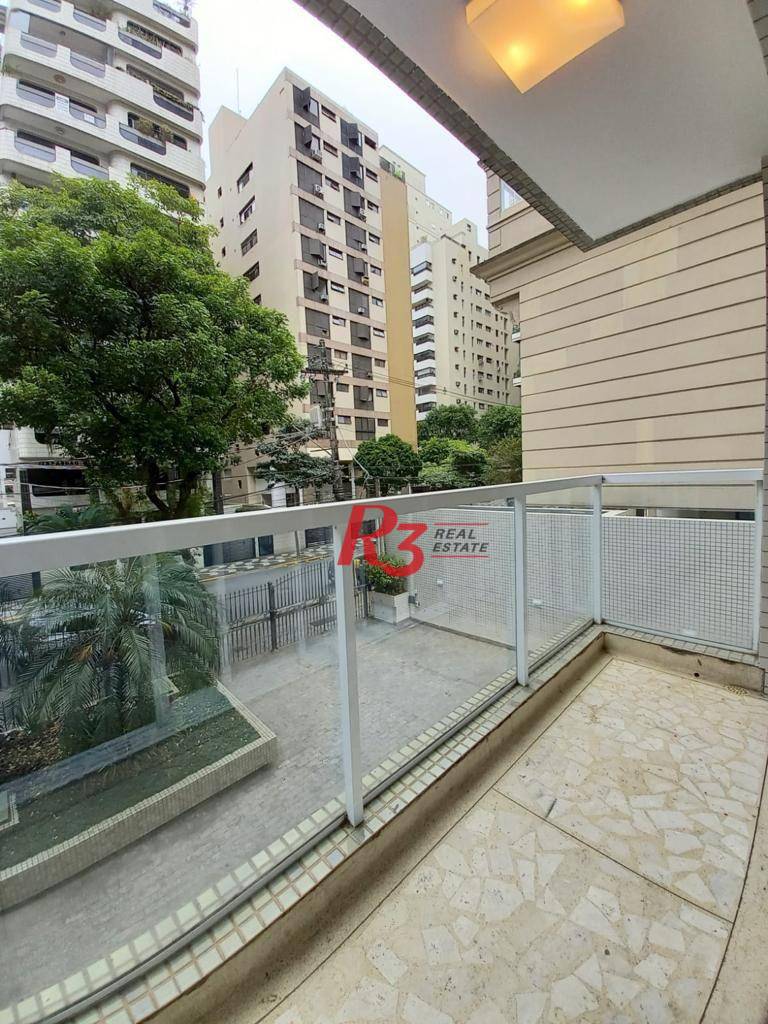 Apartamento para alugar, 150 m² por R$ 10.000,02/mês - Boqueirão - Santos/SP