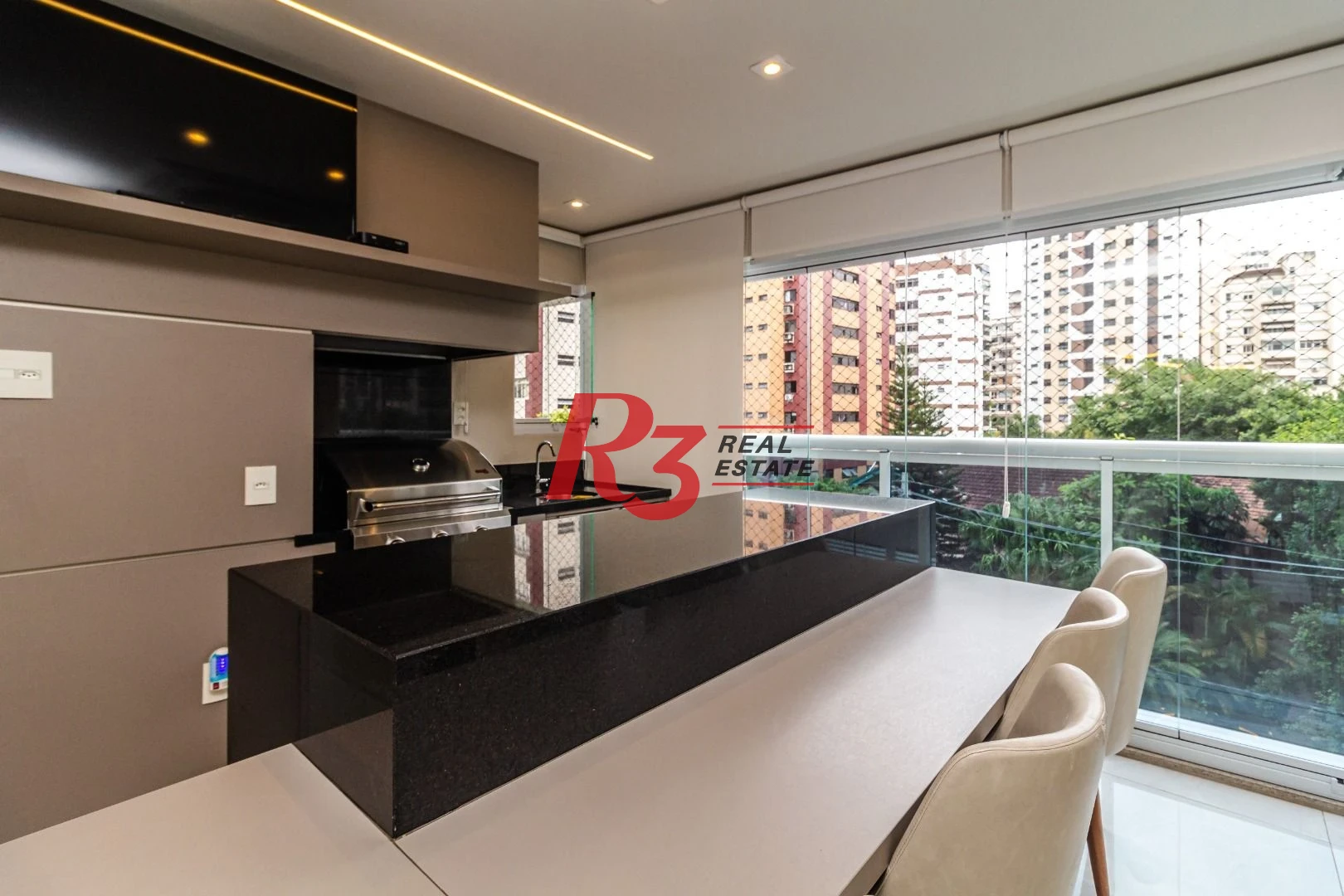 Apartamento Garden com 4 dormitórios à venda, 300 m² por R$ 4.300.000,00 - Vila Rica - Santos/SP