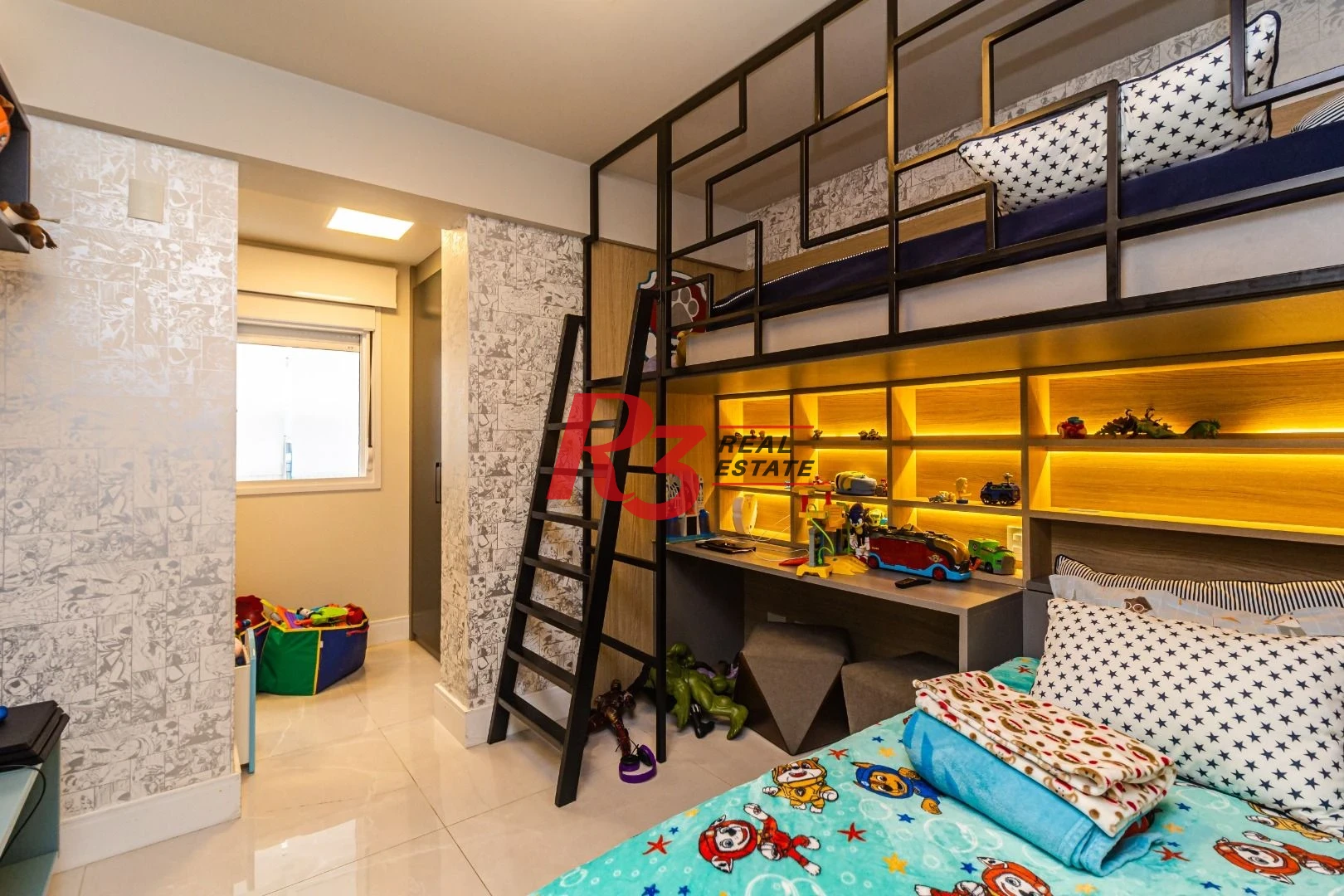 Apartamento Garden com 4 dormitórios à venda, 300 m² por R$ 4.300.000,00 - Vila Rica - Santos/SP