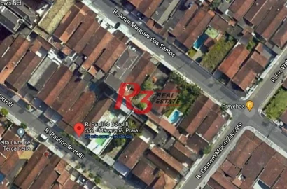 Terreno à venda, 1068 m² por R$ 1.790.000,00 - Balneário Pires - Praia Grande/SP