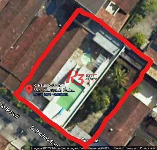 Terreno à venda, 1068 m² por R$ 1.790.000,00 - Balneário Pires - Praia Grande/SP