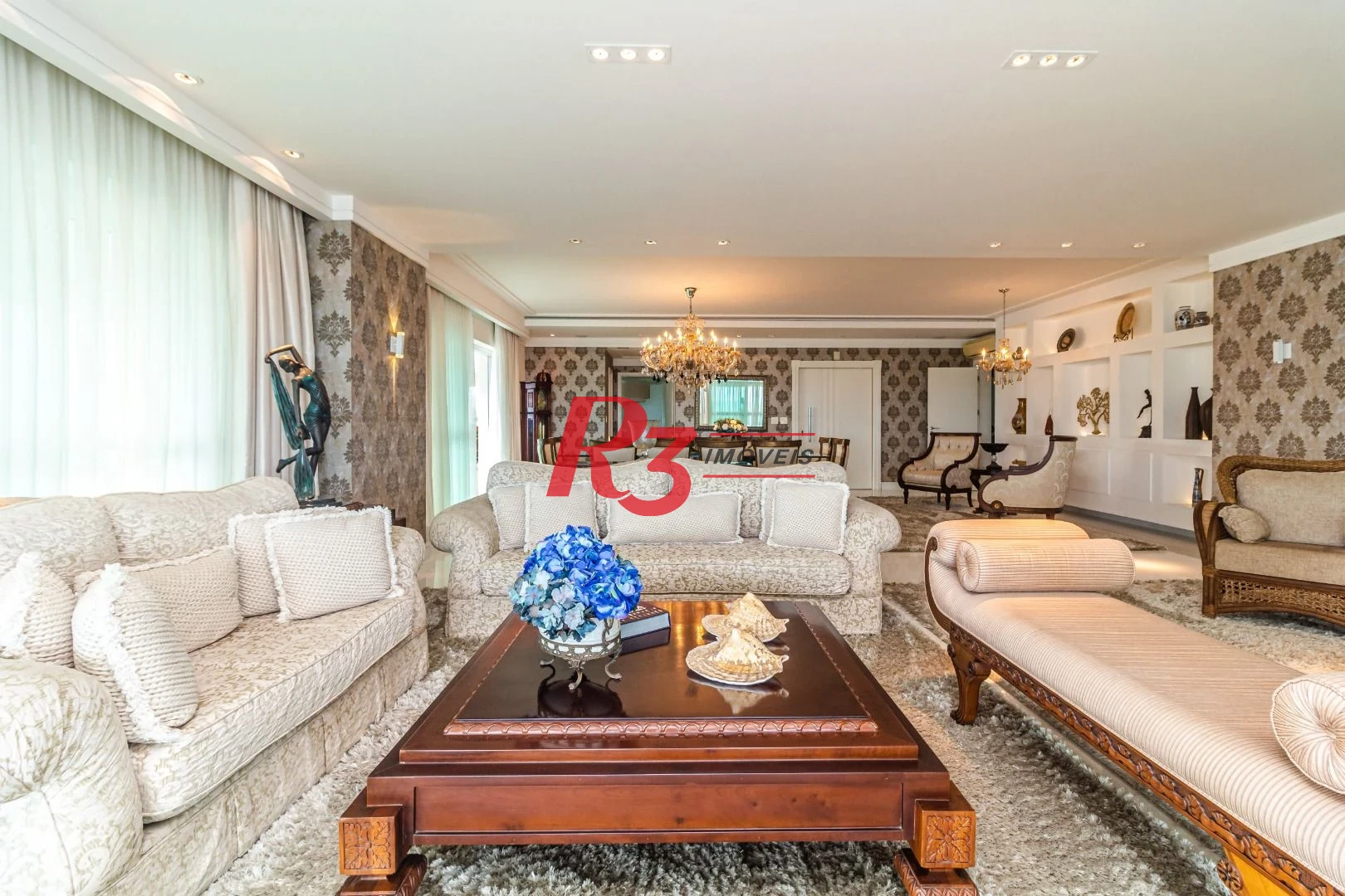 Apartamento com 4 dormitórios à venda, 475 m² por R$ 14.000.000,00 - Gonzaga - Santos/SP