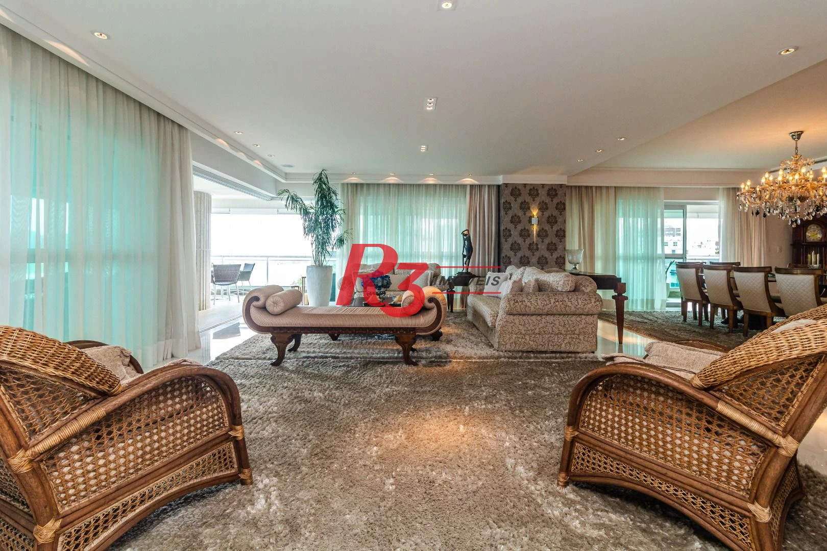 Apartamento com 4 dormitórios à venda, 475 m² por R$ 14.000.000,00 - Gonzaga - Santos/SP