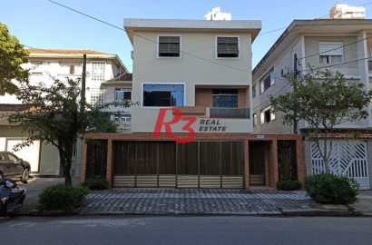 Sobrado com 4 dormitórios para alugar, 220 m² - Embaré - Santos/SP