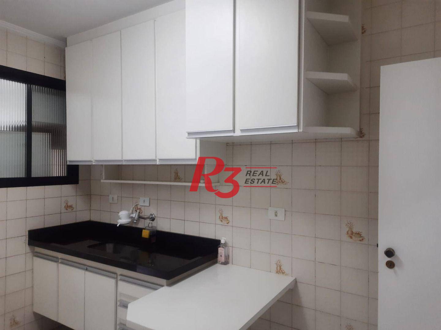 Apartamento com 2 dormitórios à venda, 80 m² por R$ 495.000,00 - Campo Grande - Santos/SP