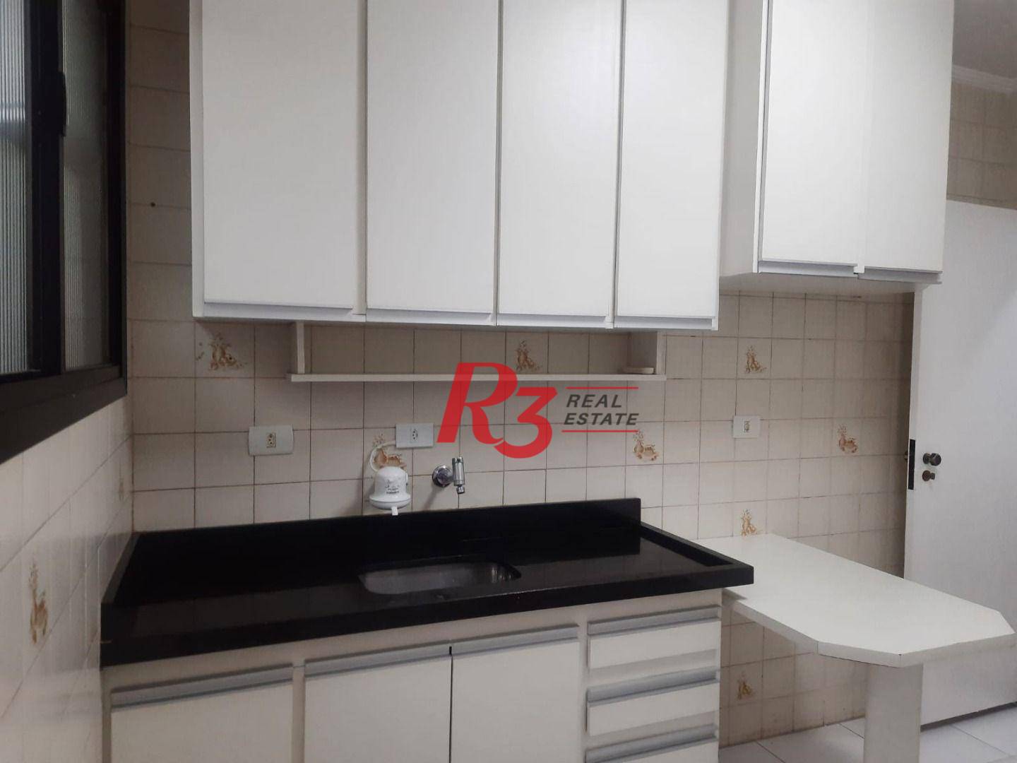 Apartamento com 2 dormitórios à venda, 80 m² por R$ 495.000,00 - Campo Grande - Santos/SP